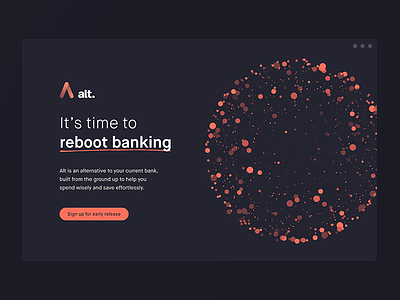 Alt Bank is live! alt altbank animations banking digitalbank ferocia fintech graphik landing neobank rebootbanking website
