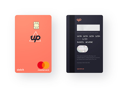 Up Vertical Debit Card