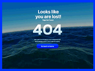 404 Page Error 404 error lost