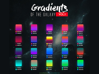 Gradients of the Galaxy gradients gradients 2018 gradients are back gradients art new gradients trending gradients vivid gradients