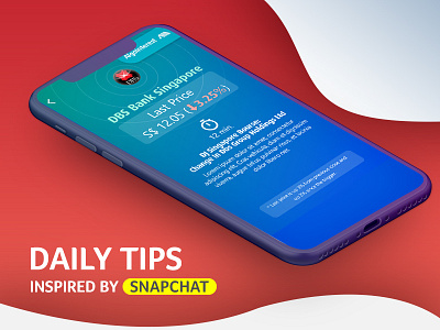 Daily Tips UI/UX app mobile app singapore ui ux ux design
