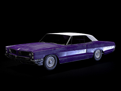66 Grande Parisienne 3d 3d art auto car cars game game art game asset mesh purple vehicle vehicle design vehicles