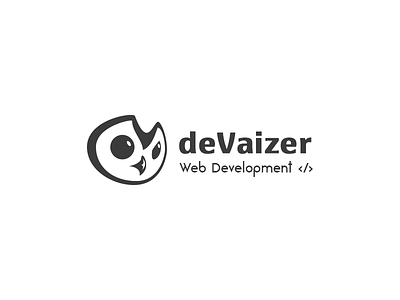 Devaizer Logo dev development logo owl
