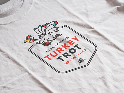 Turkey Trot Logo illustrator logo marathon tshirt turkey