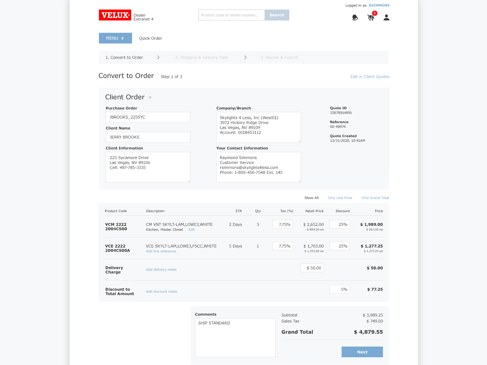 Order Dashboard by Dan Song on Dribbble