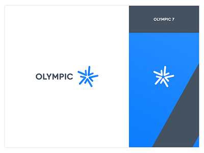 Olympic 7 branding design logo logodesign logotype minimal typography