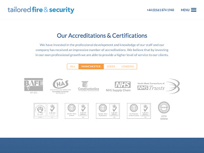 Accreditations List