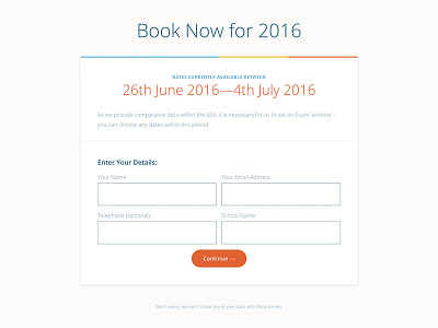 Booking Form