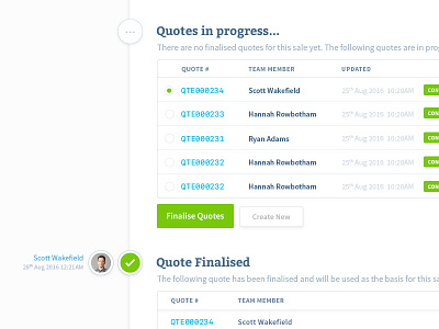 CRM Enquiry/Quotation Flow