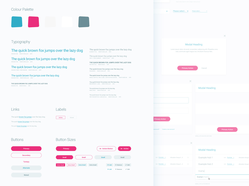 UI Kit | Elements Style Guide by Scott Wakefield for Club on Dribbble