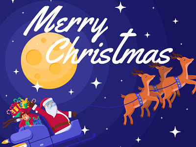 Merry Christmas! character holiday illustrastion christmas santa