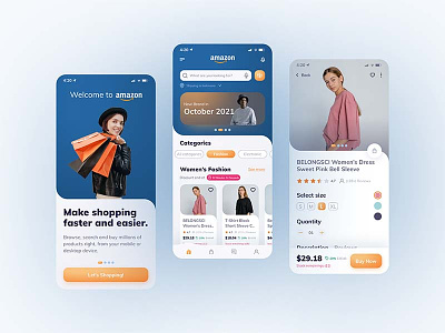 Amazon Shopping Redesign amazon shopping e commerce shopping app
