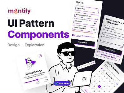 UI Pattern Components - Exploration components newsletter app ui ui pattern