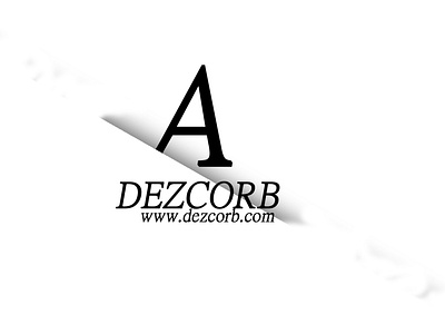 Paper cut Alphabet Logo design graphicsdesign