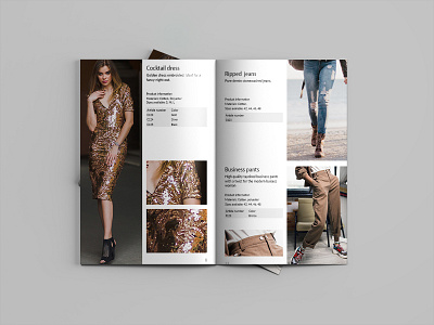 Clothing Product Catalog or catalog template