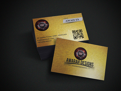 GOLD BUSINESS CARD business card design