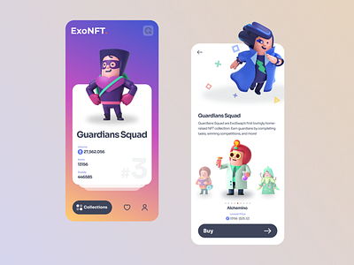 NFT Marketplace App Concept