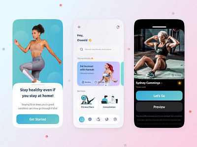 FitPal - Workout and Diet by Mohammad Reza Panahi for DeXign Studio on ...