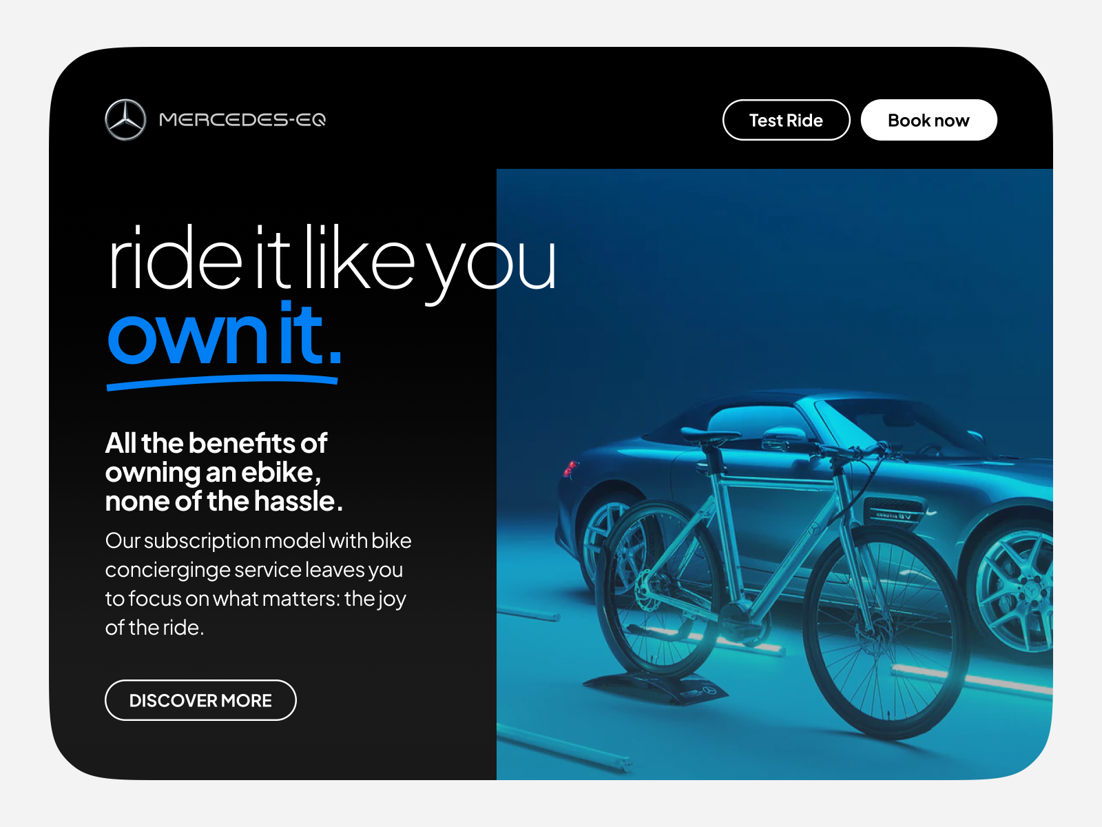 Mercedes EQ Bike by Mohammad Reza Panahi for DeXign Studio on Dribbble