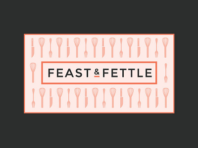 Feast & Fettle business card