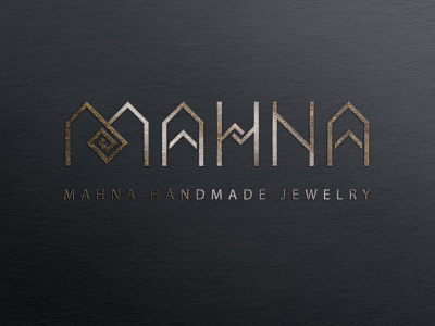 MAHNA Handmade Jewelry designer jewelry jewelry logo logo logo designer logotype logotype design new design ui design ui designer uiux ux designer