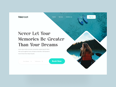 Travel landing page