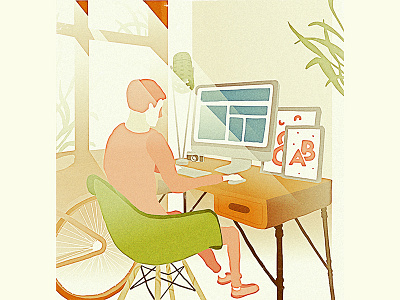 workspot 2d illustration