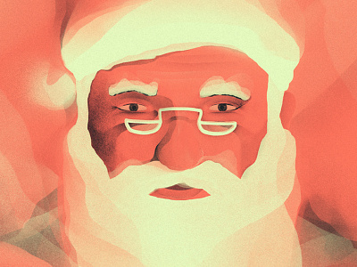 creepy old man 2d claus crop happy new year illustration merry christmas santa
