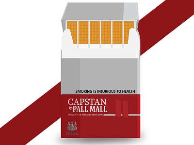 Capstan Cigarette Illustration | Adobe Illustrator branding capstan cigarette design graphic design illustration logo vector