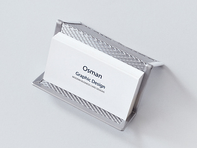 Simple White business card design businesscard flat graphic design simple business card white business card