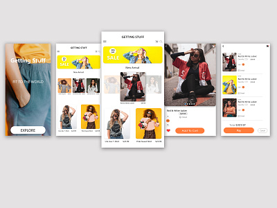 E commerce App Design | UI Design