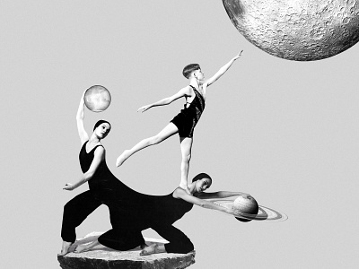 Cosmic Dancer blackandwhite collage collage art collage maker collageart collages digital art digital collage digitalart montage surreal surreal art surrealism surrealist surrealistic vintage wowtiful