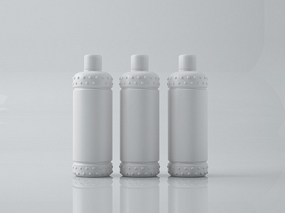 Plastic can 3d 3d modeling rendering