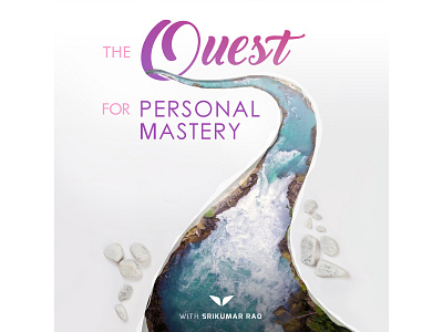 The quest for personal mastery cover design design illustration typography