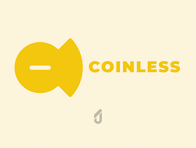 COINLESS app branding design flat graphic design icon illustration logo minimal negative space ui vector
