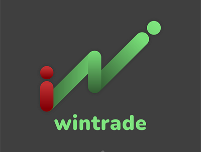 wintrade app branding company brand logo company branding company logo design flat graphic design icon illustration logo minimal securities stock stock market trading app vector