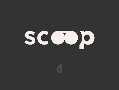 scoop black white brand brand design branding branding design company branding design flat graphic design icon illustration logo minimal negative space optic optic store vector