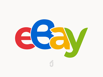eBay Logo Redesign/Remake branding design ebay ecommerce flat graphic design illustration logo minimal rebranding redesign remake