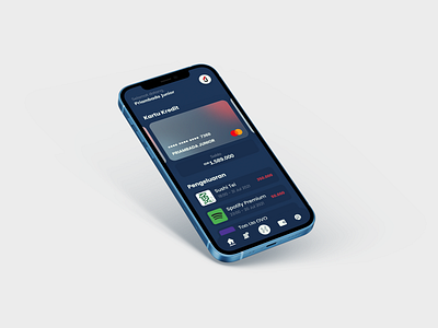 Credit Card Mobile App UI/UX Design Mockup 💳