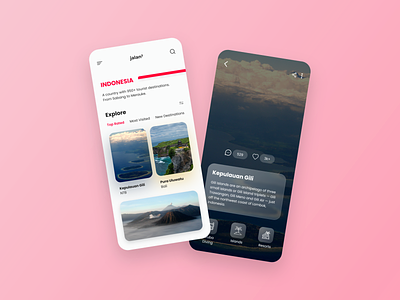 jalan² — Tourist Mobile App UI/UX Design Concept 🏖