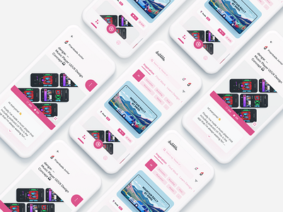 Dribbble — Mobile App Design Concept 🏀 android app application apps art branding community design dribbble dribbble app graphic design ios mobile mobile app mobile ui mobile ux platform ui ui ux ux