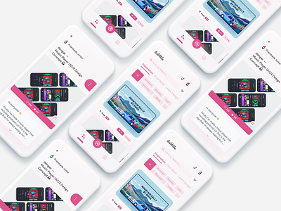 Dribbble — Mobile App Design Concept 🏀