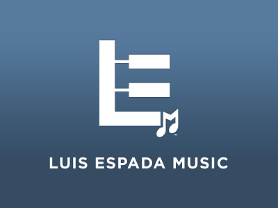 Luis Espada Music Logo branding design entertainment logo music