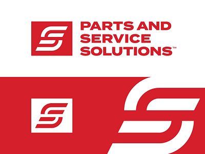 Auto Parts logo auto automotive branding car design icon logo mark parts red s truck