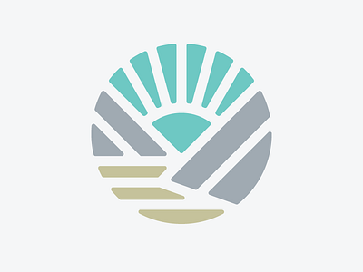 Treatment Center Logo branding design icon iconic identity illustration logo mountain simple sun valley