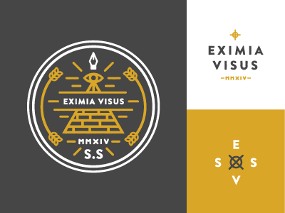 EXIMIA VISUS MMXIV branding logos seal