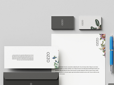 ONNO April Rebranding. april branding business envelope fashion letterhead logo seasonal stationary