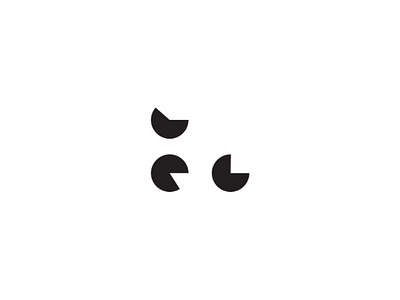 eoun identity design black branding deszs flat logo white
