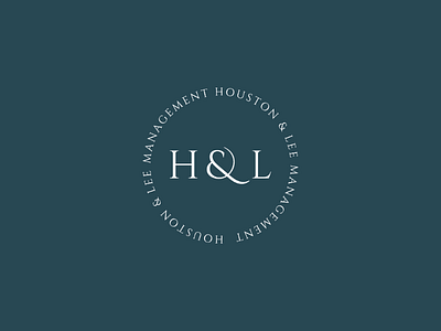 Identity concept (2) for Houston & lee management black branding deszs flat logo white
