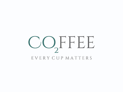 Co2ffe Concept Design ( Variation 2 ) branding coffee flat logo minimal solid